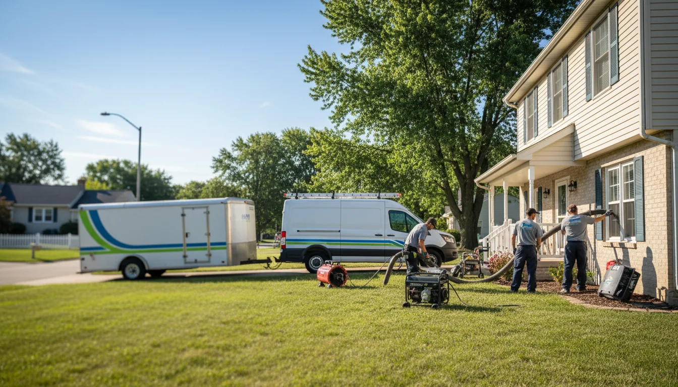 Flooded Basement Restoration And Cleanup With Repair in Dodge Center, MN near me